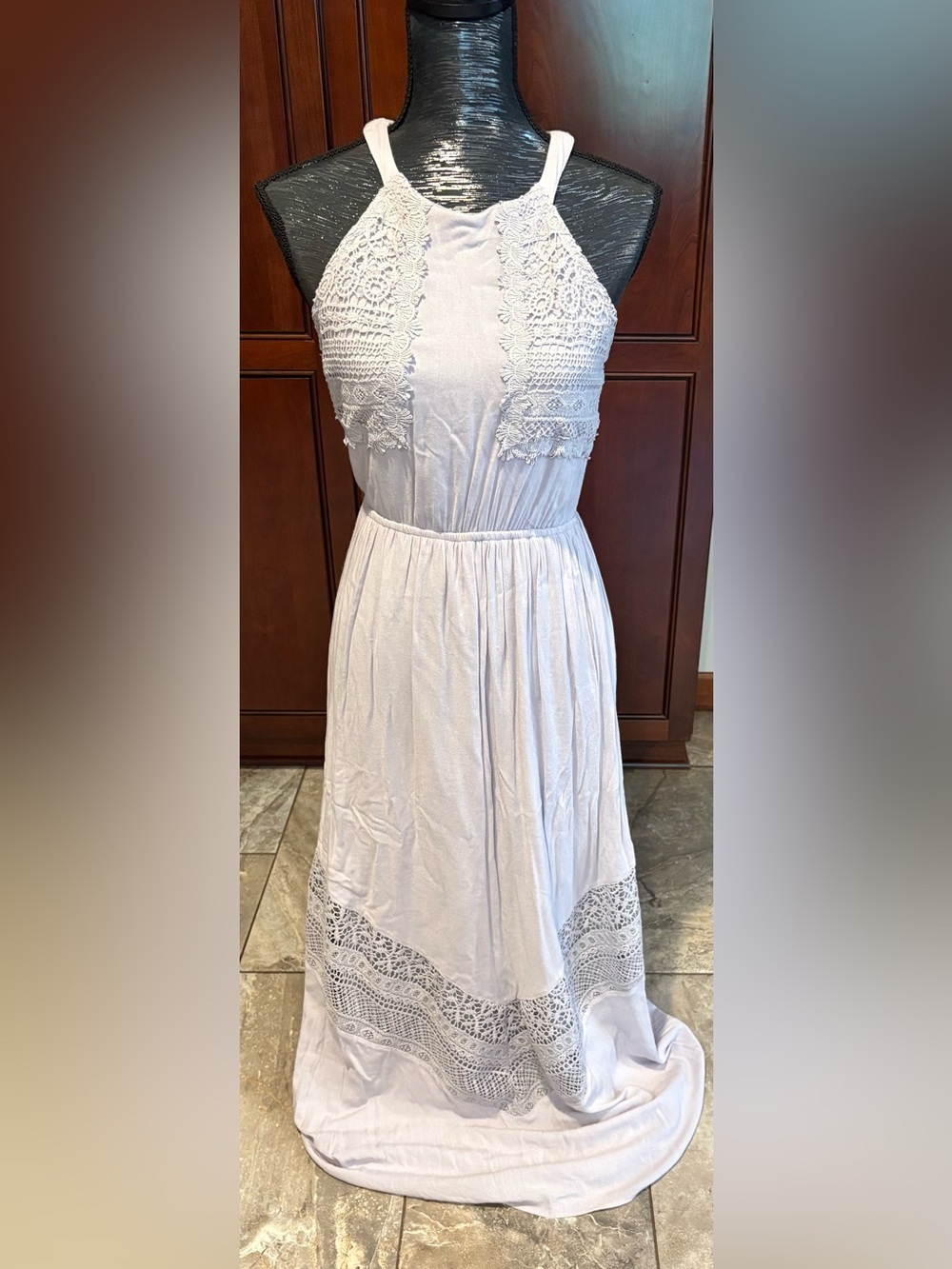 Doe & Rae Crochet Maxi Dress